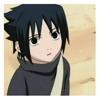 😦 Sasuke Naruto anime, sasuke, naruto, manga, character, cartoon telegram sticker