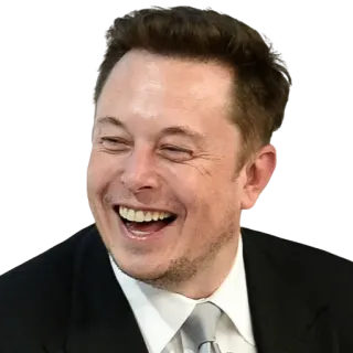 😆 Elon Musk pessoa, CEO, empreendedor, negócios, tecnologia telegram sticker