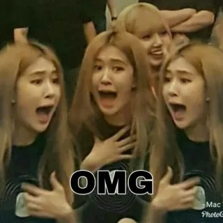 😱 OMG omg, shocked, surprise, expression, meme, reaction telegram sticker