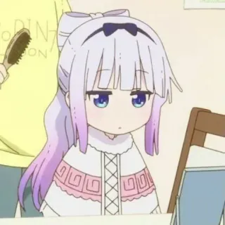 🍡 Kanna Kamui Miss Kobayashi's Dragon Maid Anime, Kanna, Dragon Maid, mignon, Kanna Kamui telegram sticker
