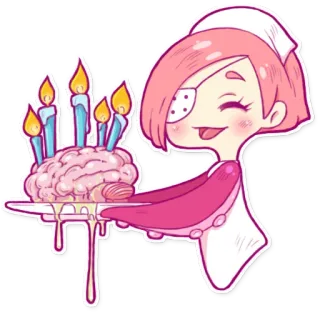 Nurse Octopia telegram stickers
