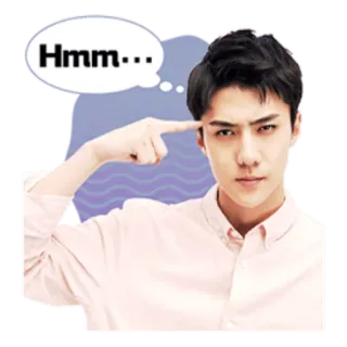 🤔 Hmm... pensando, hmm, pergunta, pessoa, expressão, ponderando telegram sticker