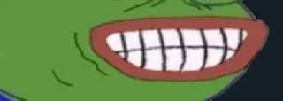 😂 Pepe the Frog Meme, Rana, Bocca, Faccia telegram sticker