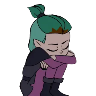 😔 Amity Blight The Owl House การ์ตูน, อนิเมะ, เศร้า, ตัวละคร, The Owl House telegram sticker