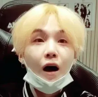 😧 persona, cara, cantante, kpop, hombre whatsapp sticker