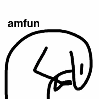 🙏 amfun amfun, bonhomme allumette, dessin, drôle, bande dessinée telegram sticker