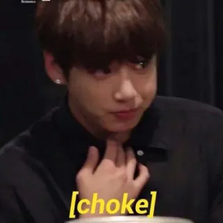 🍔 choke meme, choke, reaction, expression, funny telegram sticker