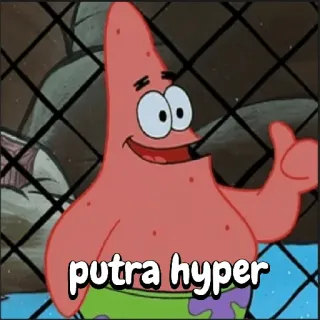 😀 Patrick Star Spongebob Squarepants putra hyper cartoon, Spongebob, Patrick, ster, roze whatsapp sticker
