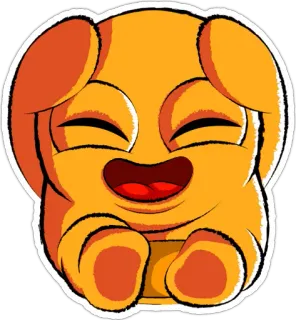 🙈 만화, 이모티콘, 행복, 이모지, 귀여운, 캐릭터 telegram sticker