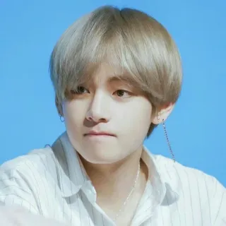 🍀 V kpop, cantante, maschio, persona, idol, artista telegram sticker