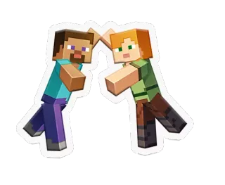 Minecraft Stickers Pack @MCPETime whatsapp stickers