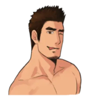 Muscular Boy_by Kitty telegram stickers