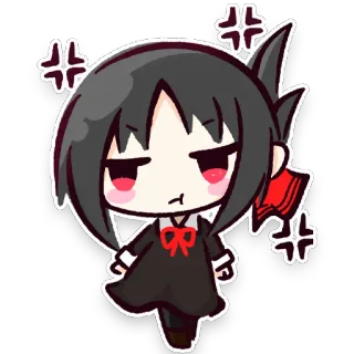 Kaguya-sama Chibi Pack 「WWA\AC」 telegram stickers