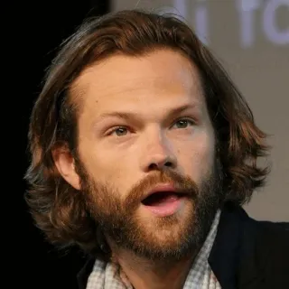 🤤 Jared Padalecki actor, man, celebrity, portrait telegram sticker