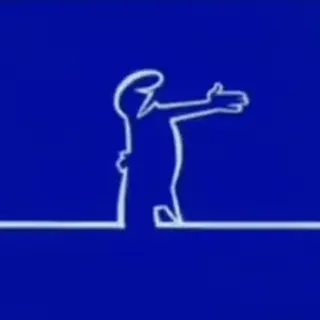 😒 La Linea La Linea, Cartone animato, Disegno a linea, Personaggio, Cartone animato italiano whatsapp sticker