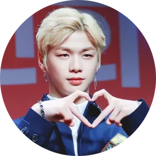 ❤️ kpop, hati, cinta, ganteng, korea, idola whatsapp sticker
