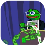 💸 Pepe Pepe ếch xanh, Ếch, Meme, Tiền, Giàu whatsapp sticker