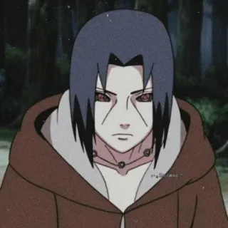 🎼 Itachi Uchiha Naruto Аниме, Манга, Наруто, Учиха, Итачи, Шаринган telegram sticker