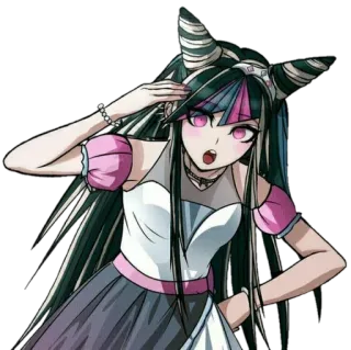 😨 Ibuki Mioda Danganronpa Anime, Danganronpa, Ibuki Mioda, Charakter, Mädchen telegram sticker
