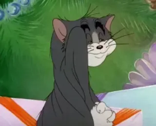 😂 Tom gato de desenho animado, Tom e Jerry, personagem telegram sticker