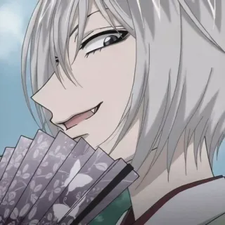 🦊 Tomoe Kamisama Kiss anime, fox, fan, kitsune, demon telegram sticker