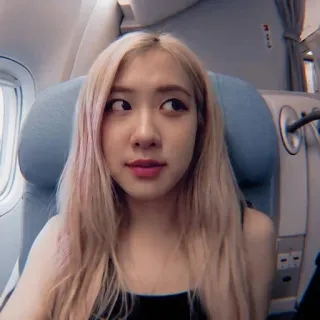 🍐 Rose K-pop, cantante, celebridad, rosa, Blackpink telegram sticker
