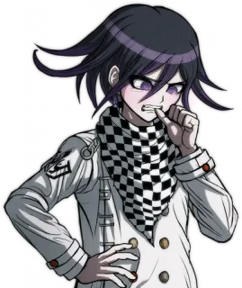 😬 Kokichi Oma Danganronpa Anime, Vilão, Supremo, Líder, Travessura, Danganronpa, Kokichi telegram sticker