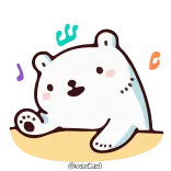 ▫️ Panurat cute, bear, animal, kawaii, illustration, cartoon telegram sticker