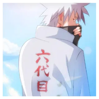 🥷 Kakashi Hatake Naruto 六代目 anime, kakashi, hatake, naruto, japanese, ninja telegram sticker