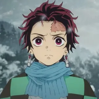 ⚔ Tanjiro Kamado Demon Slayer Anime, Demon Slayer, Tanjiro, Personage, Manga telegram sticker