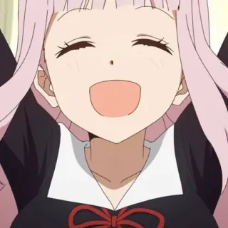 😄 Chika Fujiwara Kaguya-sama: Love Is War anime, cartoon, cute, smiling, chika fujiwara, kaguya-sama, love is war whatsapp sticker