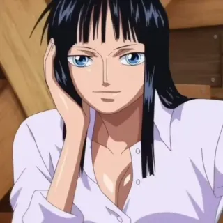 ♟ Nico Robin One Piece Anime, Mädchen, One Piece, Nico Robin, Manga, Charakter telegram sticker