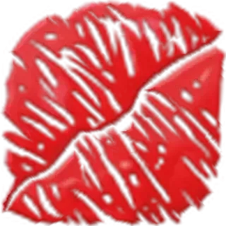 💋 lèvres, baiser, rouge, bouche telegram sticker
