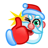 Santa Emoji telegram emojis 👍