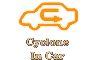 🚗 Cyclone In Car Zyklon, Auto, Wetter, Sturm, Illustration, Transport telegram sticker
