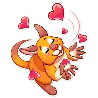 Mr. Kangaroo whatsapp stickers