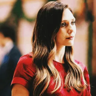 ☁️ woman, portrait, elizabeth olsen, actress, celebrity telegram sticker