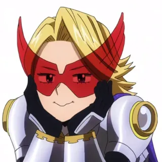 🎭 Ms. Joke My Hero Academia Мисс Джоук, Моя геройская академия, Аниме, Манга, Герой, Персонаж, милый whatsapp sticker