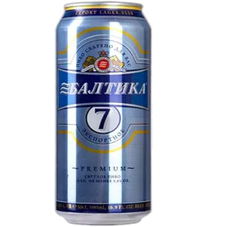 🍺 EXPORT LAGER SLLL
HEO CBАРЕНО AN
БАЛТИКА
7
ЭКСПОРТНОЕ
PREMIUM~
CEFTADLEЛИВО
AAK HE MIHEE 5,450S
SOck, SOouni, 16.9 FL OZ B cerveza, Baltika, lager, alcohol, bebida telegram sticker