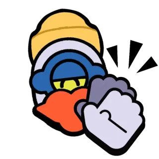 👈 dito medio, offensivo, gesto, cartone animato telegram sticker