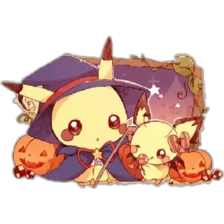 😘 Pikachu Pikachu, Pokémon, Halloween, lindo, dibujos animados, festivo, adorable whatsapp sticker