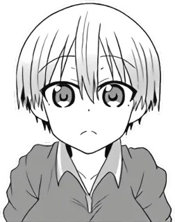 🙁 Аниме, Девушка, Манга, Милый, Персонаж telegram sticker