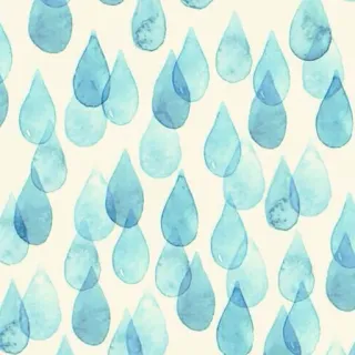 ☂️ gouttes d'eau, pluie, bleu, aquarelle, motif, arrière-plan whatsapp sticker