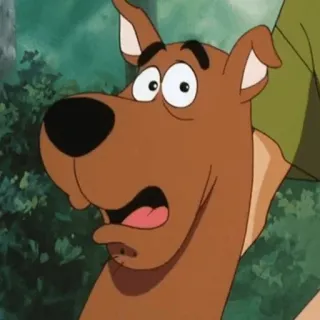 🐶 Scooby Doo cartoon, dog, scooby, scared, mystery telegram sticker