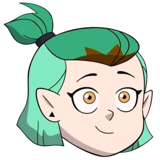 🙂 Amity Blight The Owl House อมิตี้ ไบลท์, บ้านนกฮูก, การ์ตูน, ตัวละคร, อนิเมชั่นซีรีส์ telegram sticker