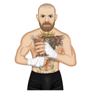 👊 Conor McGregor Conor McGregor, combattant, boxe, UFC, MMA, irlandais telegram sticker