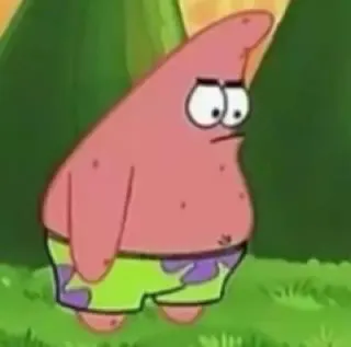 😈 Patrick Star SpongeBob SquarePants Патрик Стар, Спанч Боб, Мультфильм, Персонаж, Nickelodeon, Морская звезда, Смешной, Анимация telegram sticker