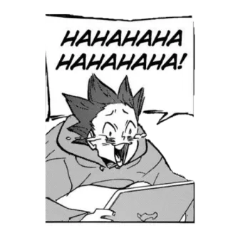 😂 HAHAHAHAHAHA! cartoon, laughing, anime, manga, funny, haha telegram sticker