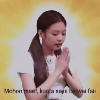 🦖 Mohon maaf, kuota saya berwai fail desculpa, engraçado, meme da internet, texto telegram sticker