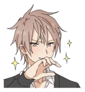 😁 anime, nhân vật, lấp lánh, hoạt hình, phim hoạt hình telegram sticker